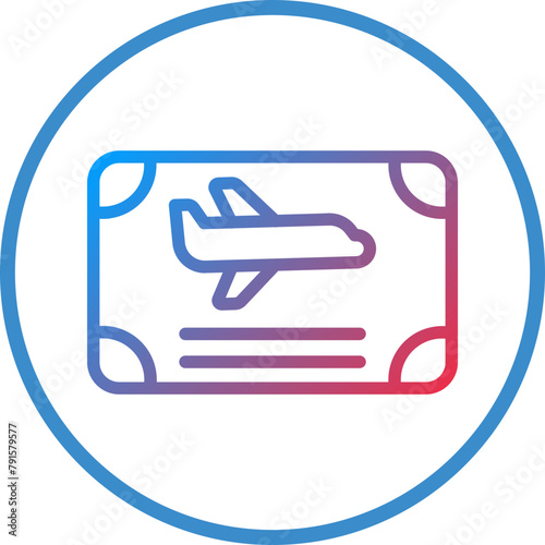 Frequent Flyer Program Icon Style