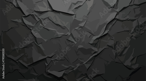 Full black wrinkled rectangular sheet with latex te