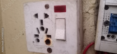 Dirty electrical power switch