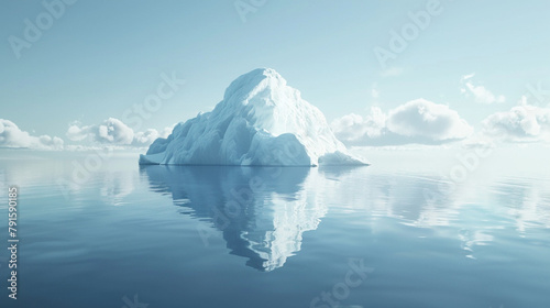 A_solitary_iceberg_floating_serenely © Noman