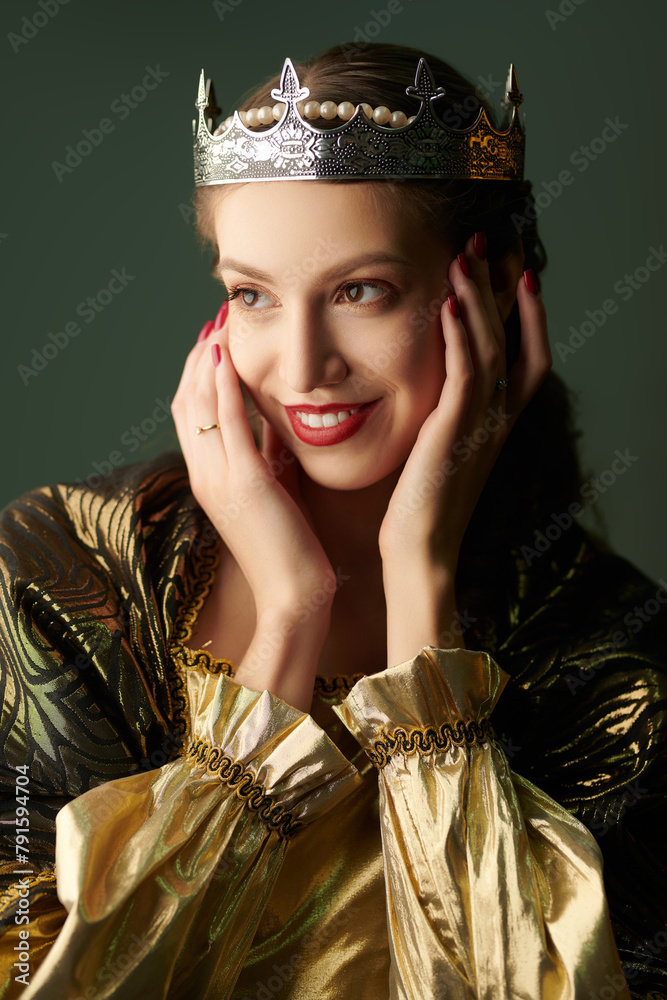Fototapeta premium smiling medieval princess