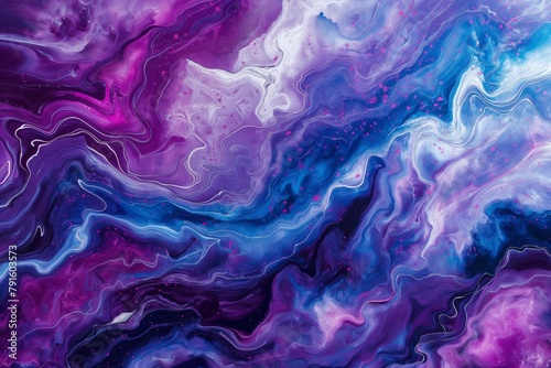 Mesmerizing fluid art piece with swirling patterns representing the dynamics of thought