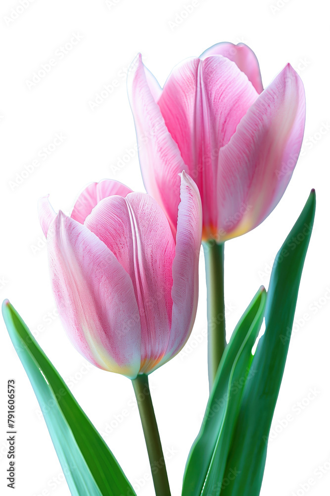 Tulip flower in transparent background Tulip flower in transparent background