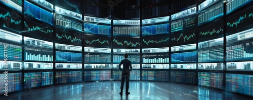 A financial data center photo