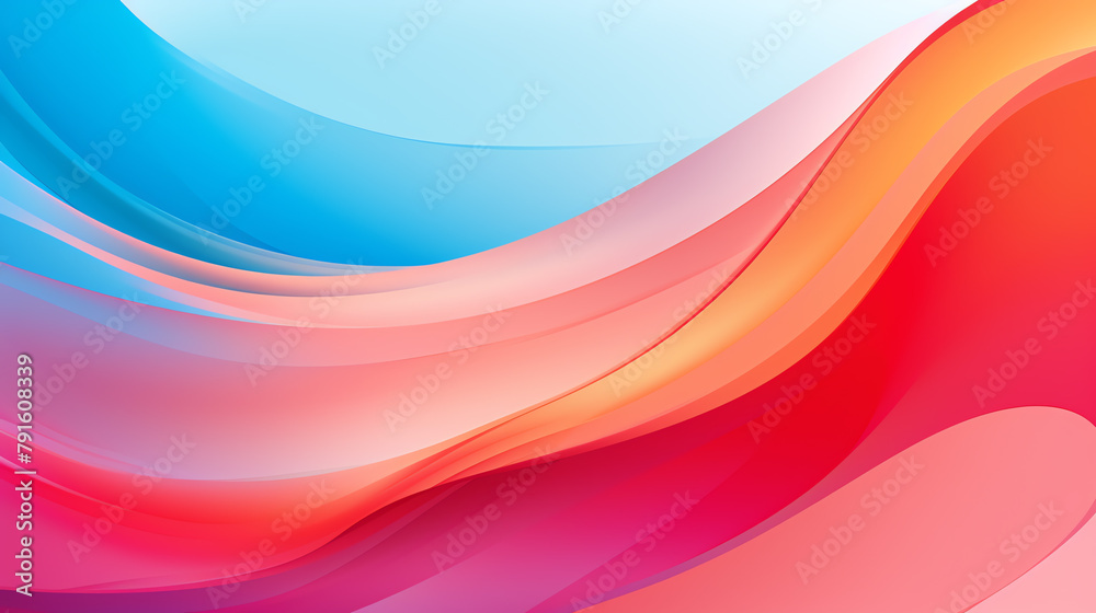 Modern abstract design featuring dynamic curves and flowing shapes in bold corporate colors, ideal for business conference backgrounds or creative corporate branding materials Modern abstract design featuring dynamic curves and flowing shapes in bold corporate colors, ideal for business conference backgrounds or creative corporate branding materials