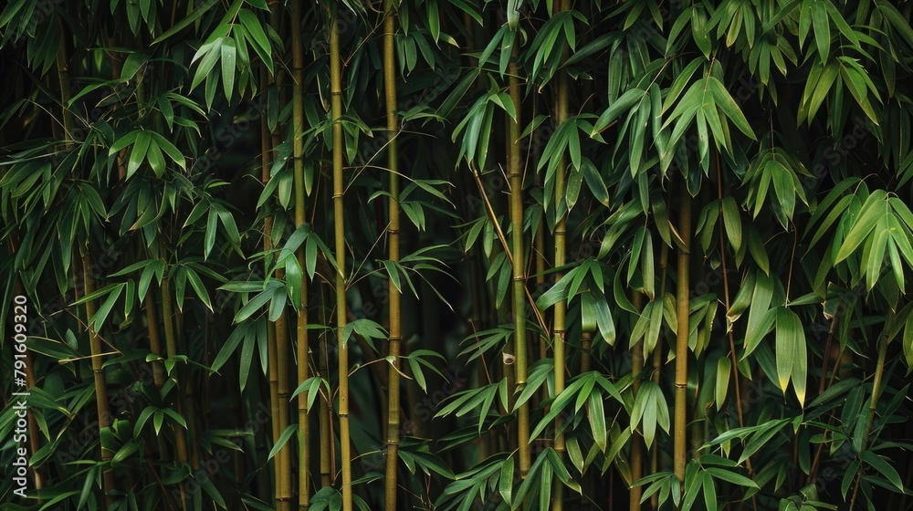 Bamboo jungle. Generative AI Bamboo jungle. Generative AI