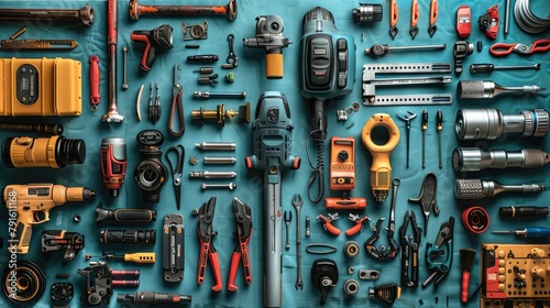 Essential equipment for building. tool. Generative AI.