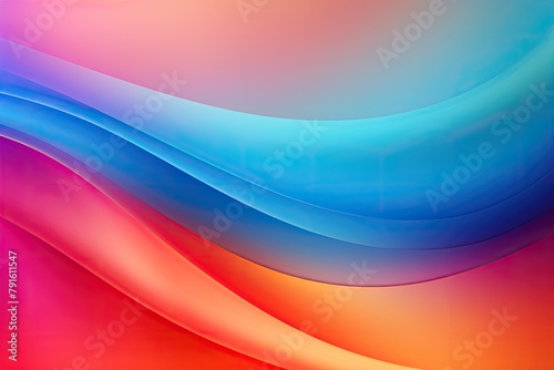 Smooth Mesh Rainbow Gradient, Bright and Soft Modern Abstract Colorful Background