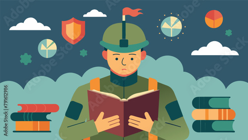 A soldier learning the importance of compartmentalization training their mind to focus solely on the task at hand and block out any