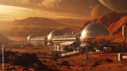 Base espacial permanente en Marte