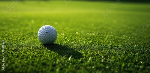 golf ball on green grass field