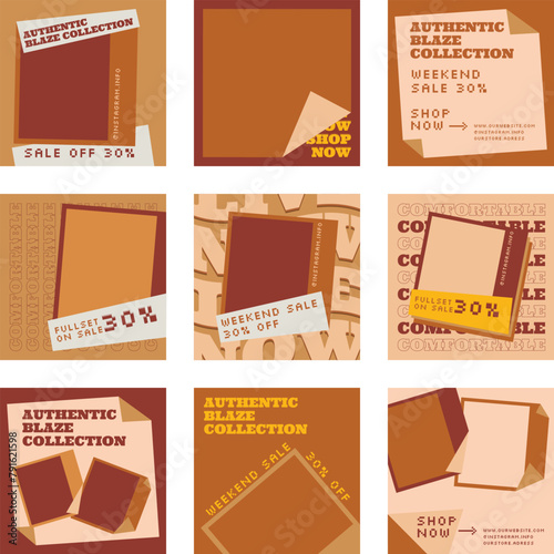 Fashion Sale Social Media Post Templates