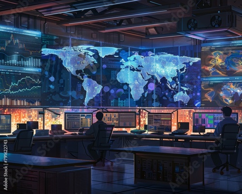 A global network operations center for a cryptocurrency exchange