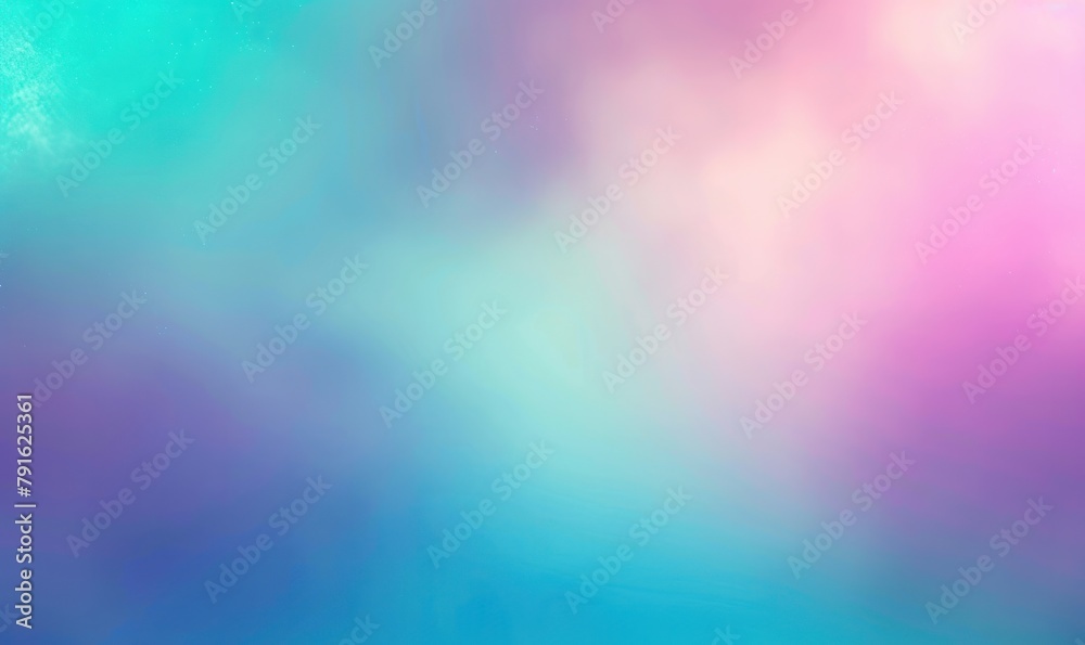 Pink Blue purple gradient Soft pastel color Holographic blurred abstract background