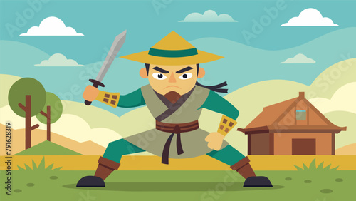 A humble farmer learns the ways of martial arts and becomes the protector of his village using his skills to ward off bandits and thieves.