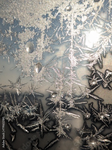 christmas background with snowflakes