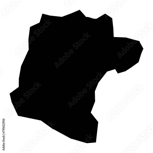 Santiago Rodriguez Province map, administrative division of Dominican Republic. Vector illustration. photo