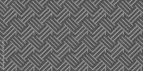 Seamless geometric pattern with light gray lines and arrows. Simples vector graphics