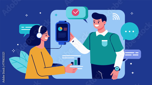 A virtual coach accessed through a smart watch guides a user through their training by providing voice cues and feedback on their technique in