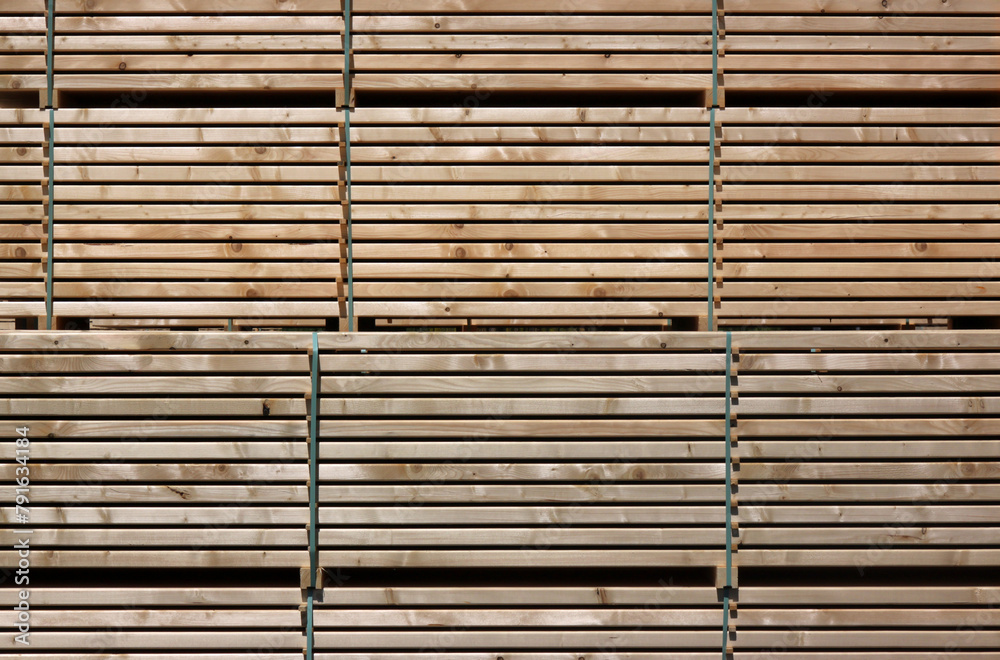 Abstract stripe texture of stacked sanded timber boards Abstract stripe texture of stacked sanded timber boards