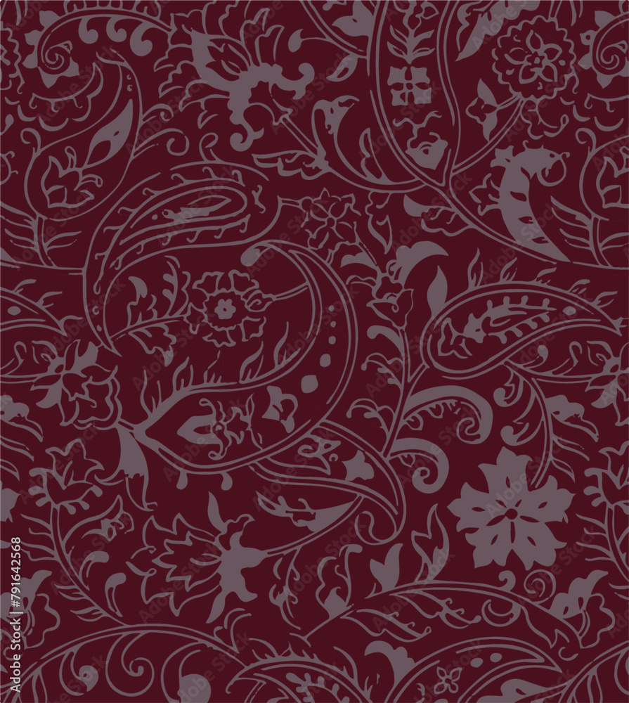 seamless paisley pattern on background seamless paisley pattern on background