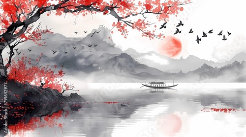 Chinese ink painting