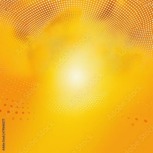Yellow background with a gradient and halftone pattern of dots. High resolution vector illustration in the style of professional photography