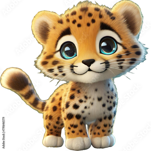 귀여운 치타 캐릭터10