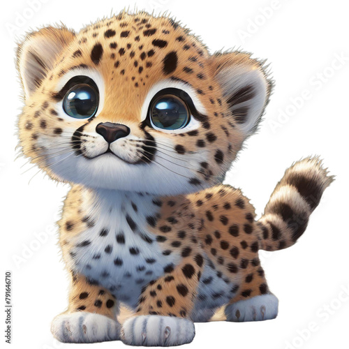 귀여운 치타 캐릭터1