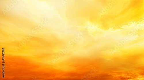 A blurred golden warm yellow and orange abstract sunny