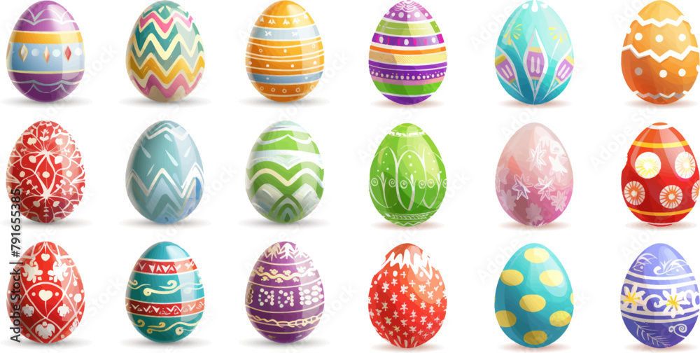Color ostern egg icons