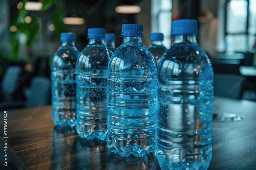 mineral water bottles on the table professional advertising food photography mineral water bottles on the table professional advertising food photography