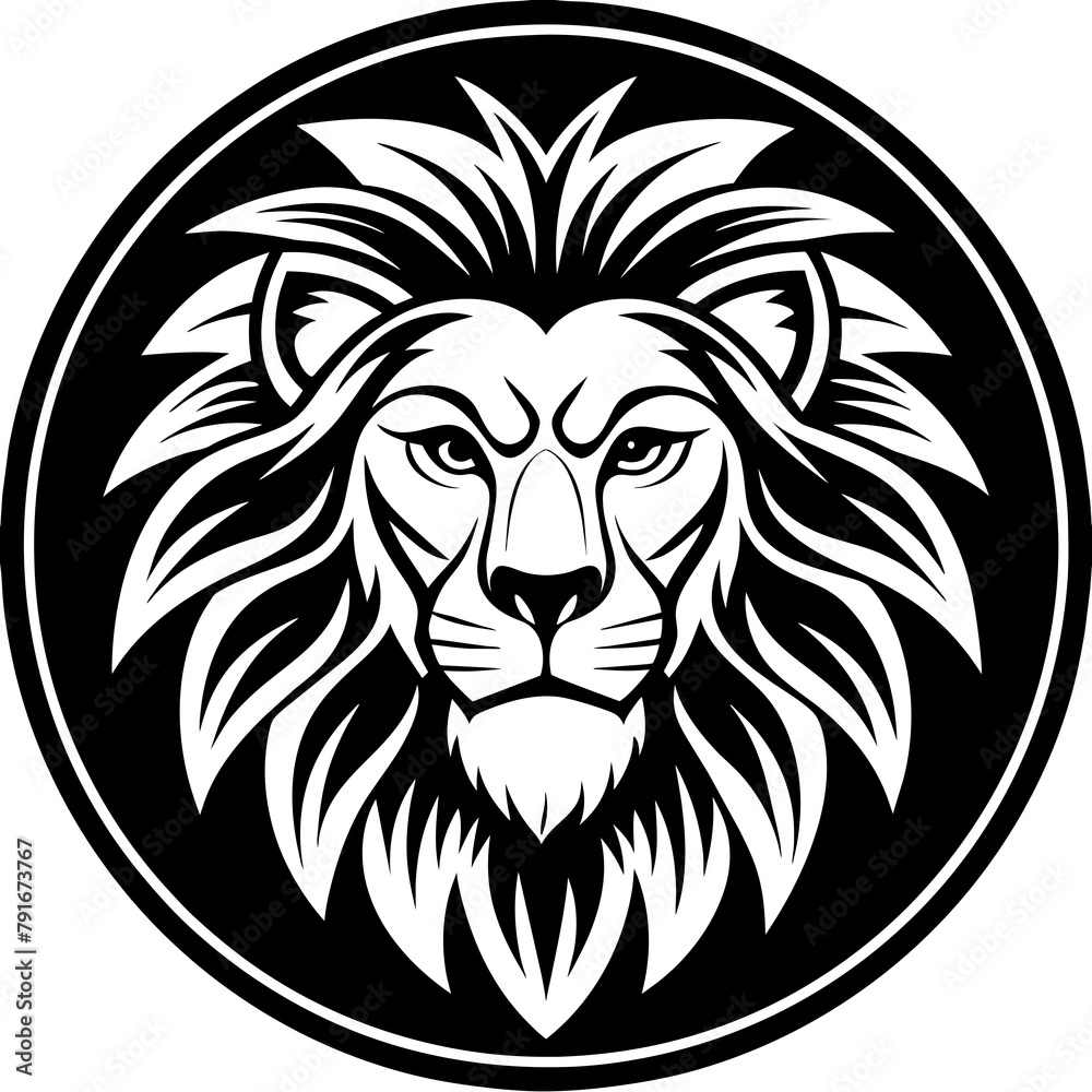 lion head illustration vector art silhouette lion head illustration vector art silhouette