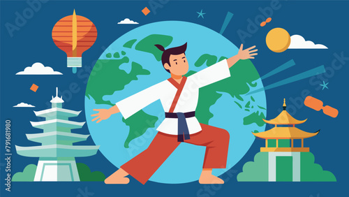 A documentary follows the journey of a martial artist as he travels the world to learn from different masters and expand his skills.