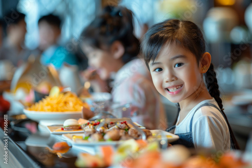 Kid Dining at Hotel Restaurant