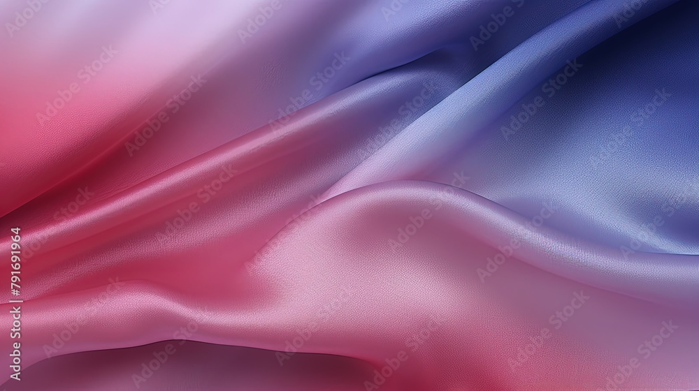 Fototapeta premium Beautiful Color Gradient Luxurious Fabrics Textile Satin Silk Linen Cotton Rayon Leather Textured Subtle Pattern Soft Smooth Illustration Template Background Copy Space Theme Collection 16:9