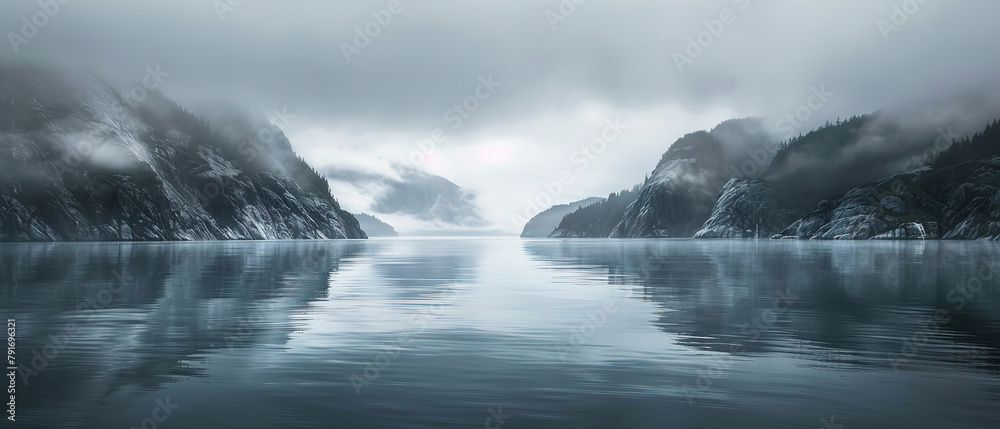 ethereal landscape, clear water, impressive nature scenery, mysterious light, misty, beautiful colors, Cinematic, Deep relaxation ethereal landscape, clear water, impressive nature scenery, mysterious light, misty, beautiful colors, Cinematic, Deep relaxation