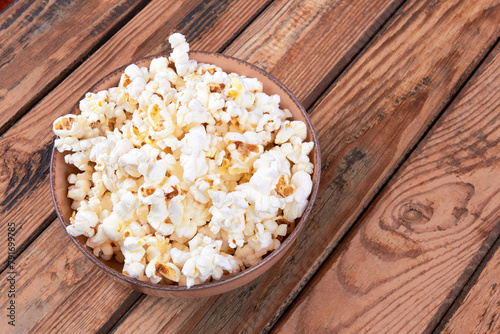 Popcorn in bowl food
