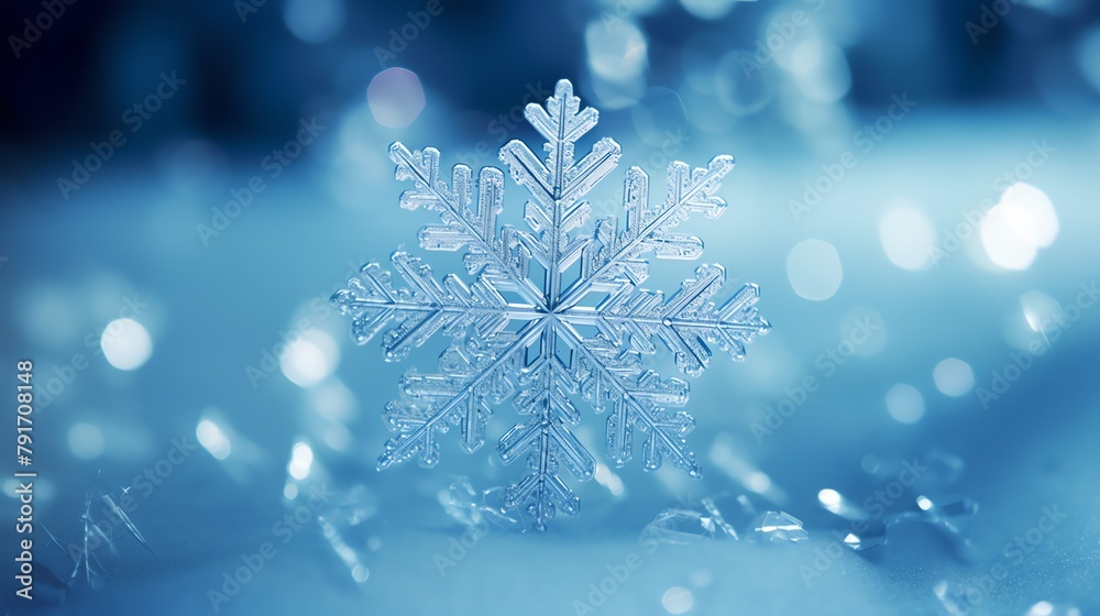 a close up of a snowflake a close up of a snowflake