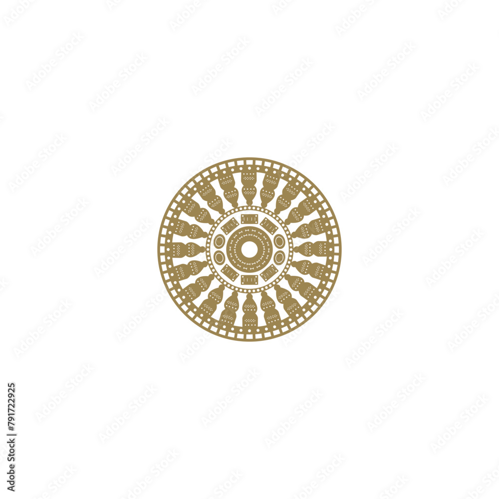 Amhara Shield logo or icon design