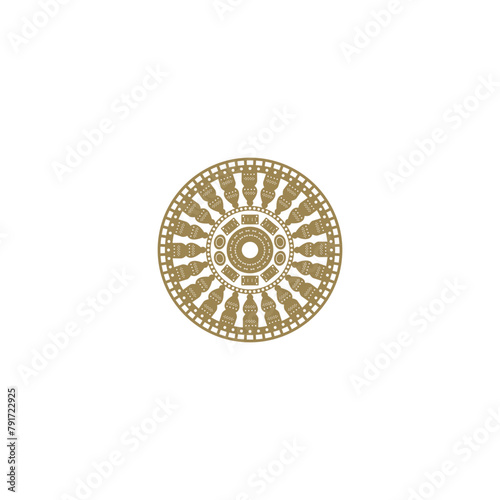 Amhara Shield logo or icon design