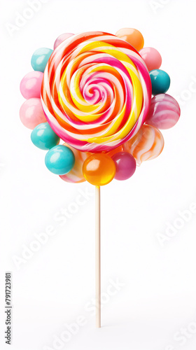 a lollipop on a stick