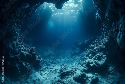 Captivating Scenes of Mysterious Depths in the Unexplored Deep Ocean Regions