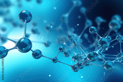 a close up of a molecule photo
