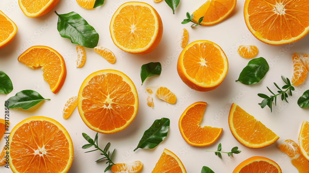a group of oranges cut in half a group of oranges cut in half