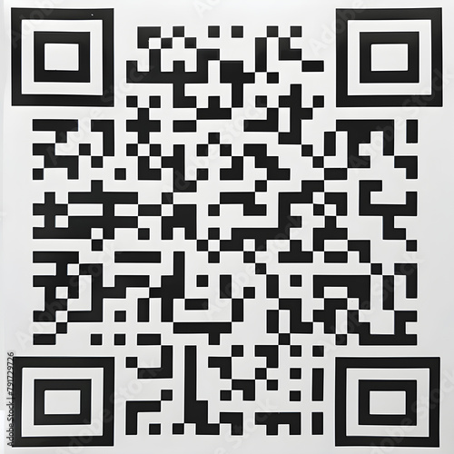 Detailed, Complex QR Code Representing the marvels of Programming