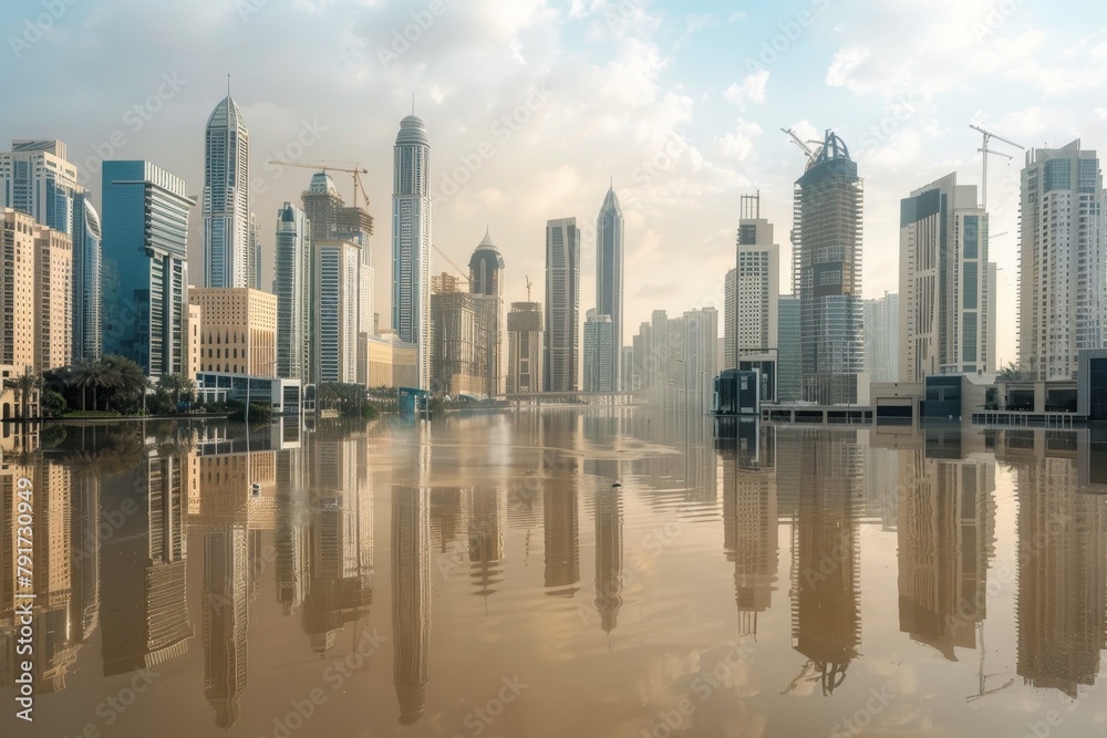 Skyline reflection on water in modern city during sunrise, urban development concept
Concept: urban, development, reflection, sunrise, cityscape Skyline reflection on water in modern city during sunrise, urban development concept
Concept: urban, development, reflection, sunrise, cityscape