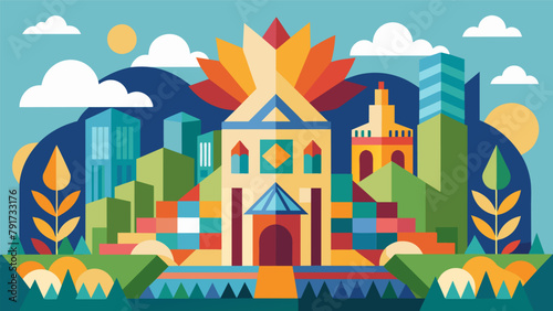 Organizing a community art project to beautify a vacant lot or dull building such as a mosaic mural or sculpture.