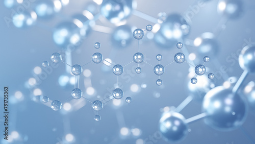 Foto epinephrine molecular structure 3d, adrenaline, structural chemical formula view