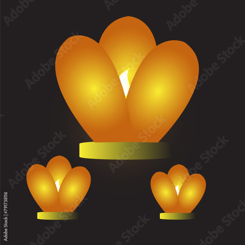 A sky lantern also known as Kǒngmíng lantern or Chinese lantern, is a small balloon made of paper, with an opening at the bottom where a small fire 